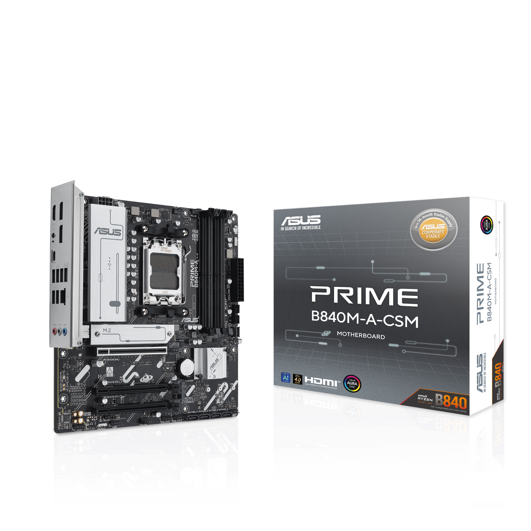 Mainboard ASUS Prime B840M-A DDR5 | AM5, mATX, 4 khe RAM - Ảnh 1