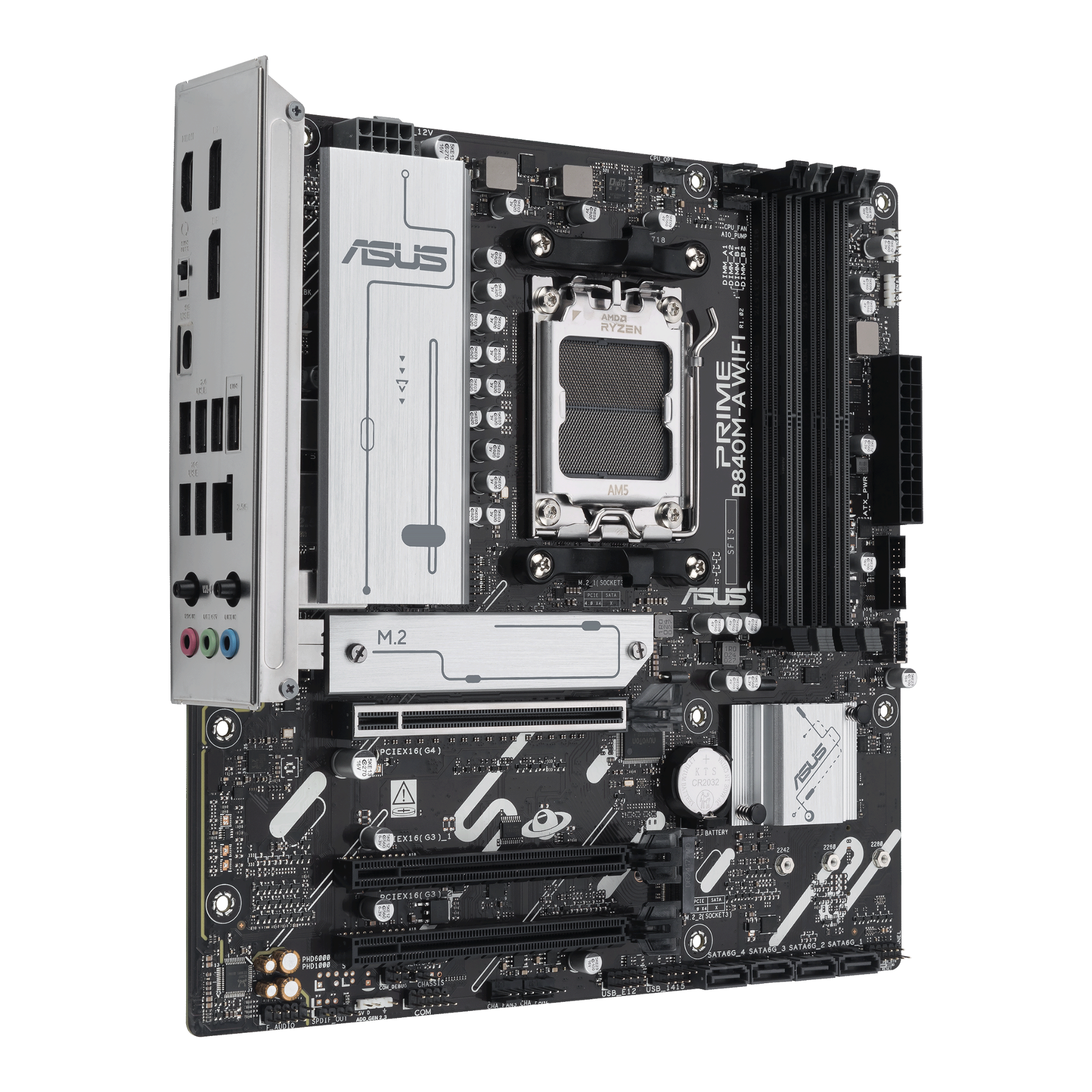 Mainboard ASUS Prime B840M-A Wifi DDR5 | AM5, mATX, 4 khe RAM - Ảnh 3