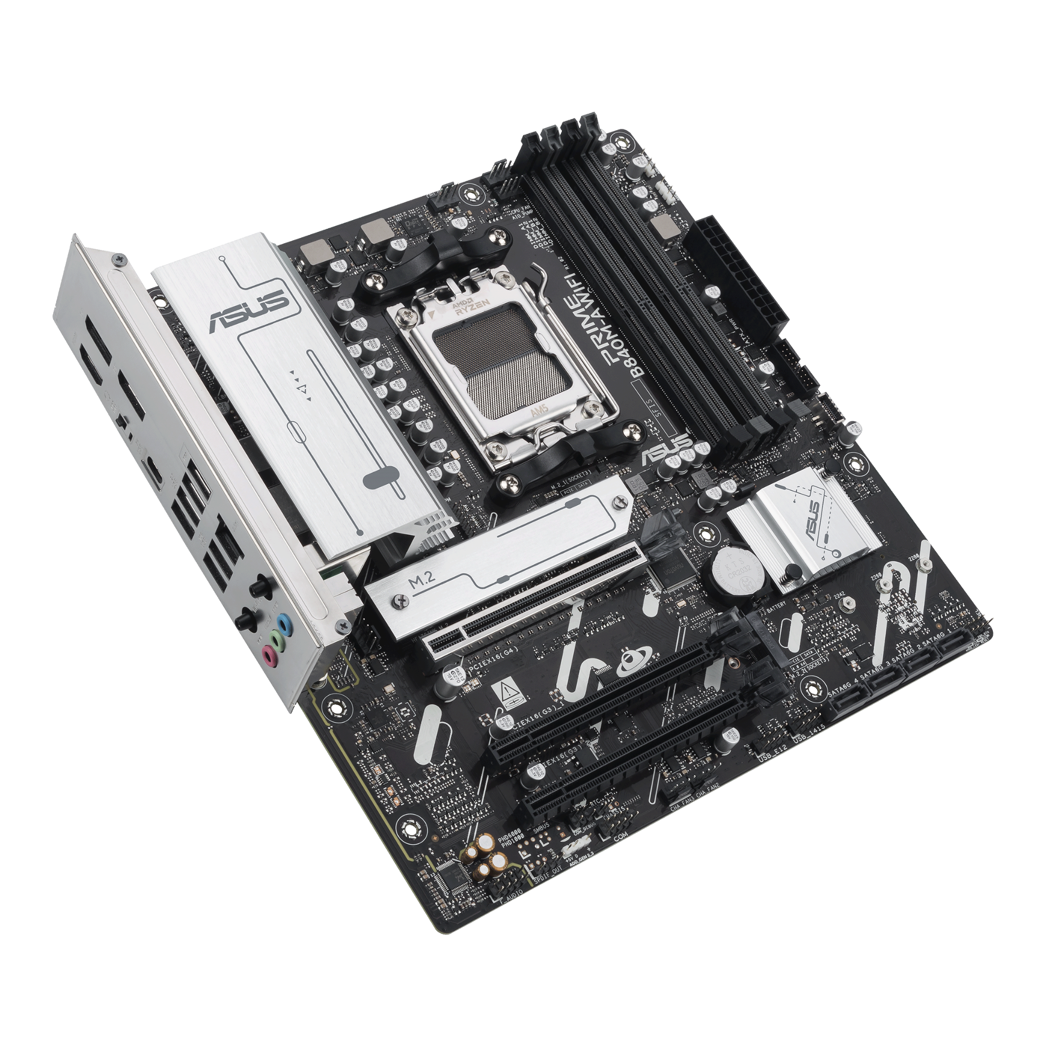 Mainboard ASUS Prime B840M-A Wifi DDR5 | AM5, mATX, 4 khe RAM - Ảnh 4