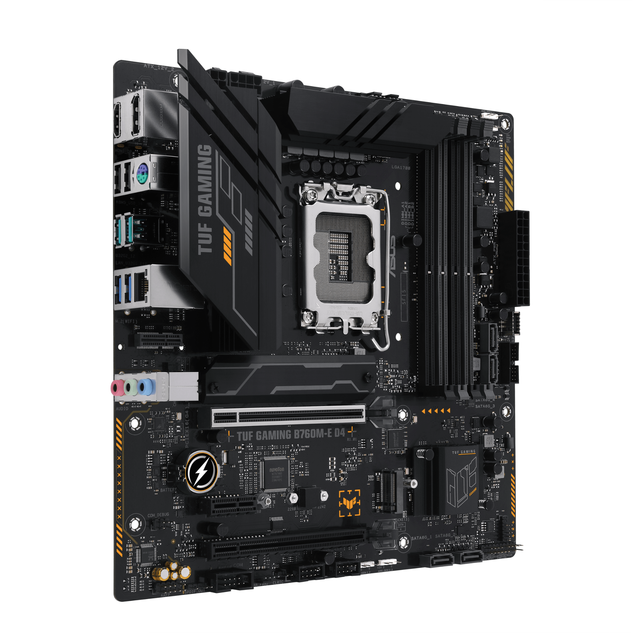 Mainboard ASUS TUF Gaming B760M-E D4 DDR4 | LGA 1700, mATX, 4 khe RAM - Ảnh 3