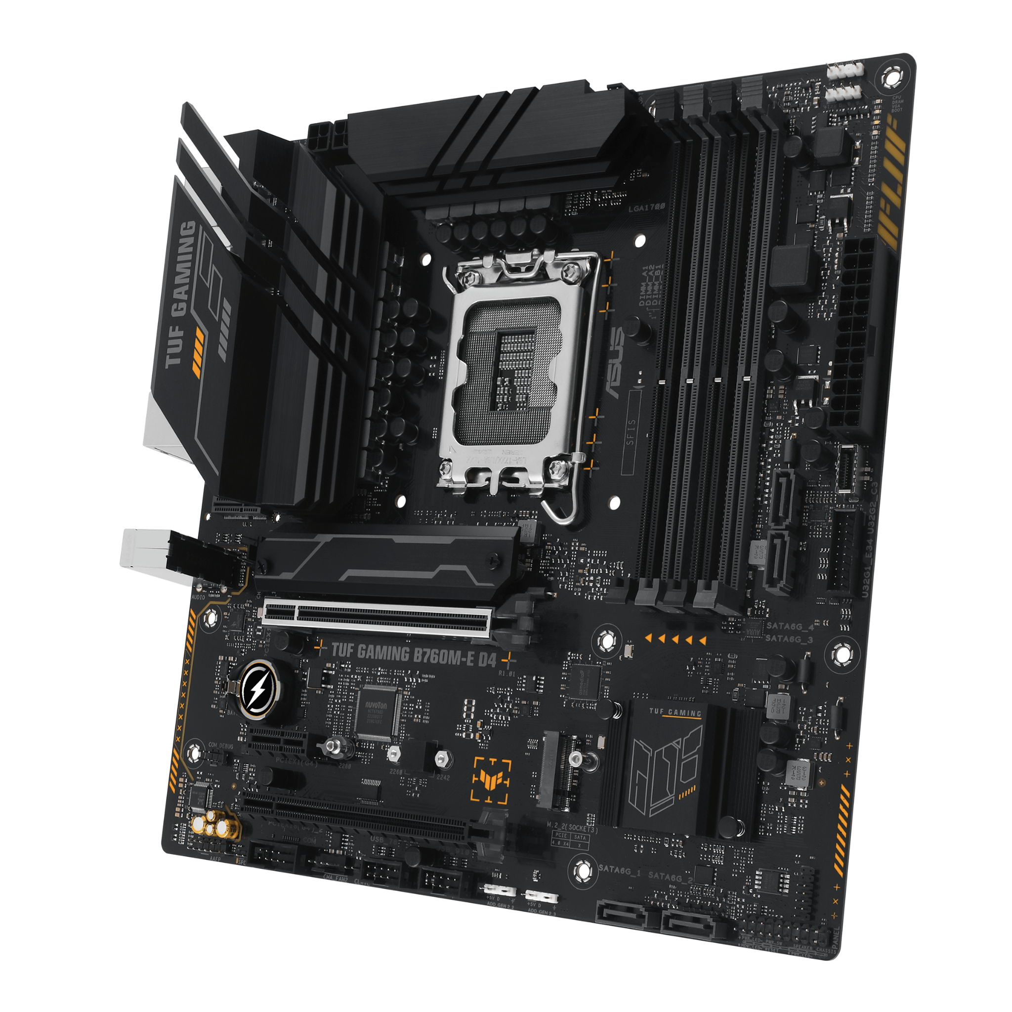 Mainboard ASUS TUF Gaming B760M-E D4 DDR4 | LGA 1700, mATX, 4 khe RAM - Ảnh 4