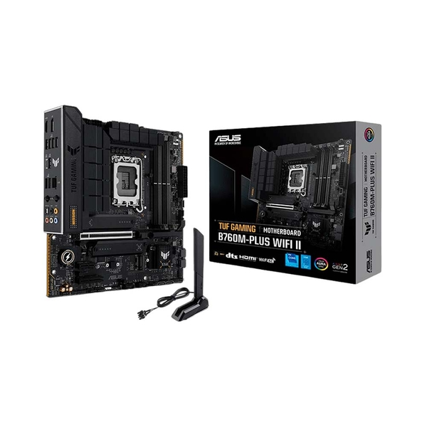 Mainboard ASUS TUF Gaming B760M-PLUS II DDR5 | LGA 1700, mATX, 4 khe RAM - Ảnh 1