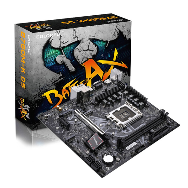 Mainboard Colorful Battle-AX B760M-K V20 DDR5 | LGA 1700, mATX, 2 khe RAM - Ảnh 1