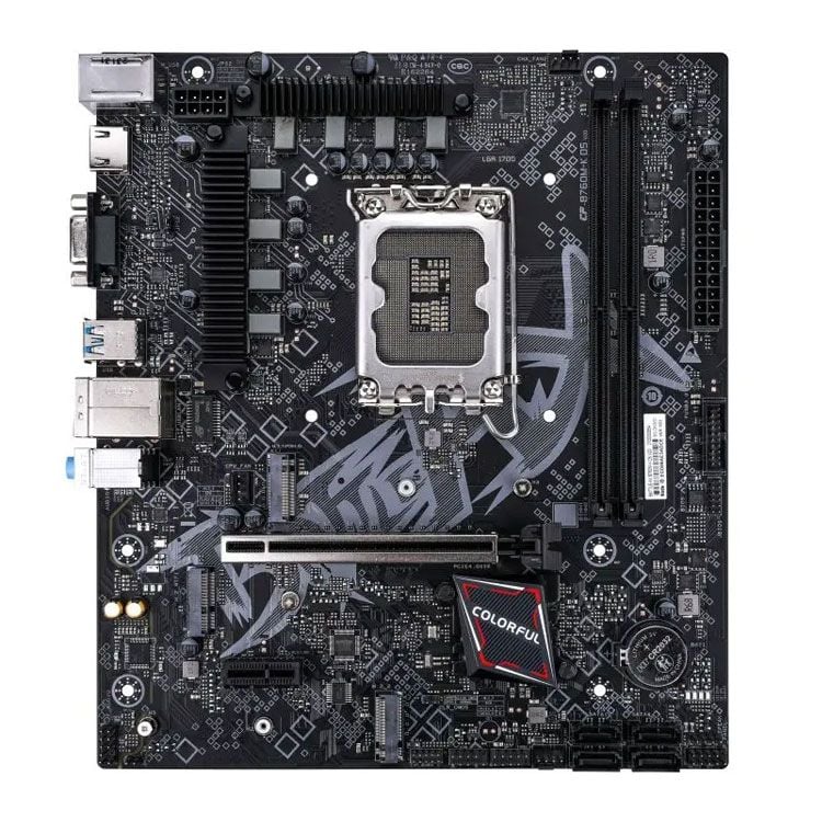 Mainboard Colorful Battle-AX B760M-K V20 DDR5 | LGA 1700, mATX, 2 khe RAM - Ảnh 2
