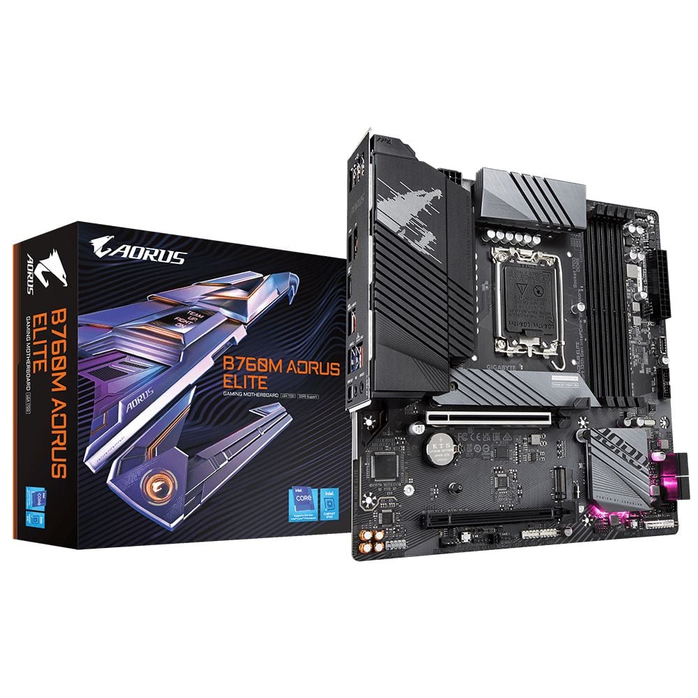 Mainboard Gigabyte B760M AORUS Elite DDR5 | LGA 1700, mATX, 4 khe RAM - Ảnh 1