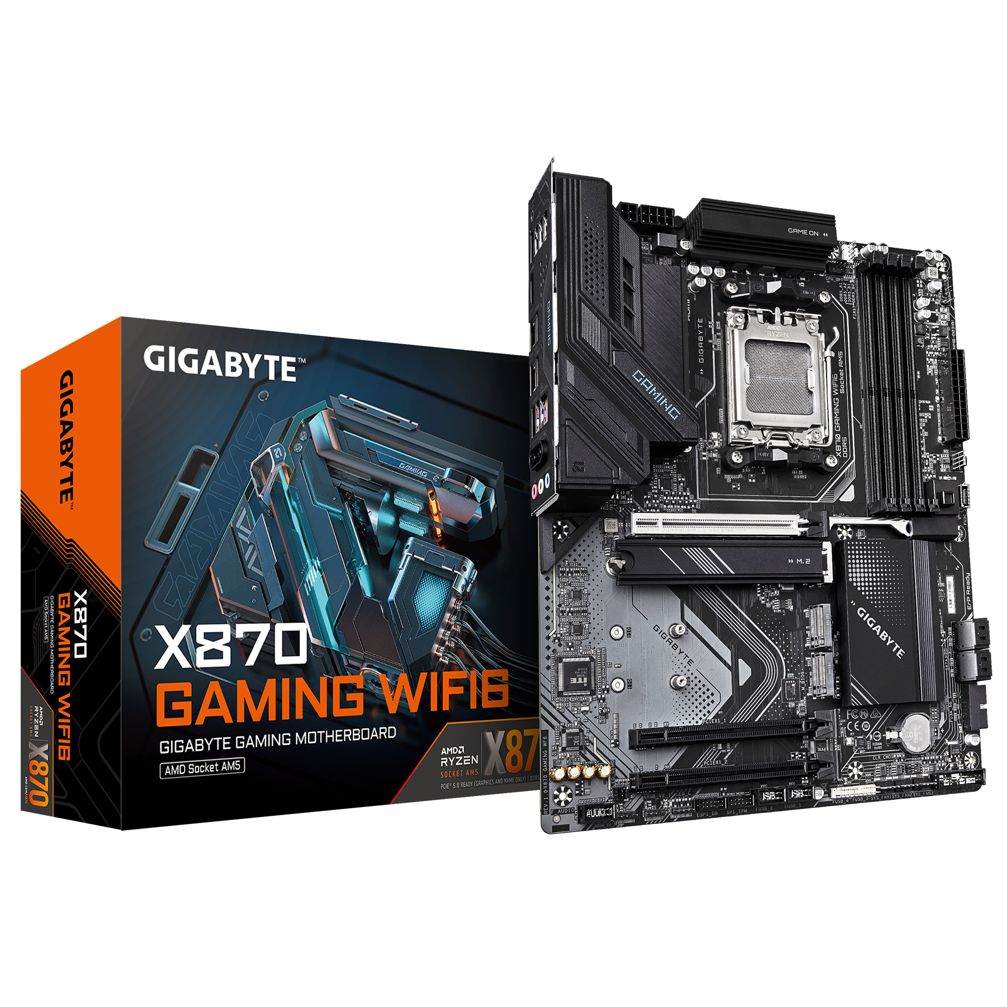 Mainboard Gigabyte X870 Gaming Wifi DDR5 | AM5, ATX, 4 khe RAM - Ảnh 1