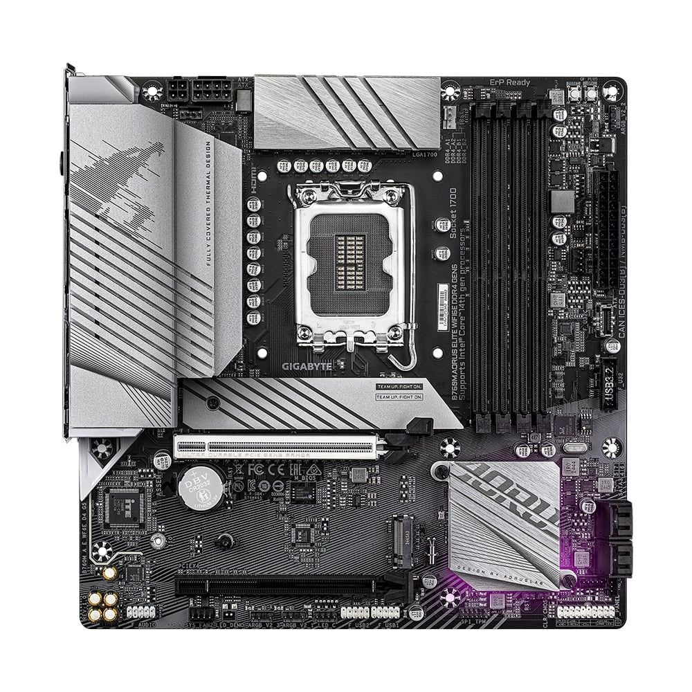 Mainboard (Intel) Gigabyte B760M AORUS ELITE WIFI6E DDR4 GEN5 | LGA1700, mATX, 4 khe DDR4 - Ảnh 2