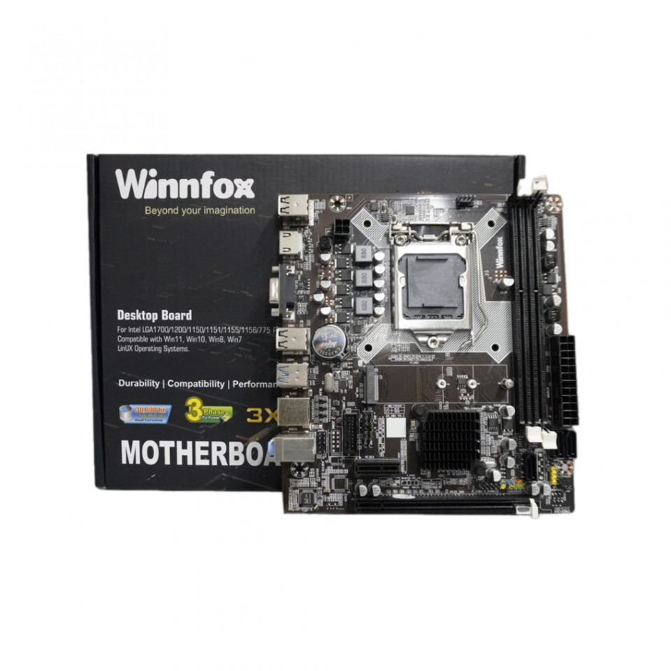 Mainboard (Intel) Winnfox H81 | LGA1150, 2 khe DDR3, ATX - Ảnh 1