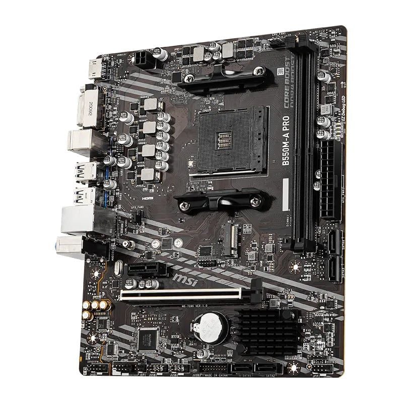 Mainboard MSI B550M-A PRO | AM4, mATX, 2 khe DDR4 - Ảnh 2