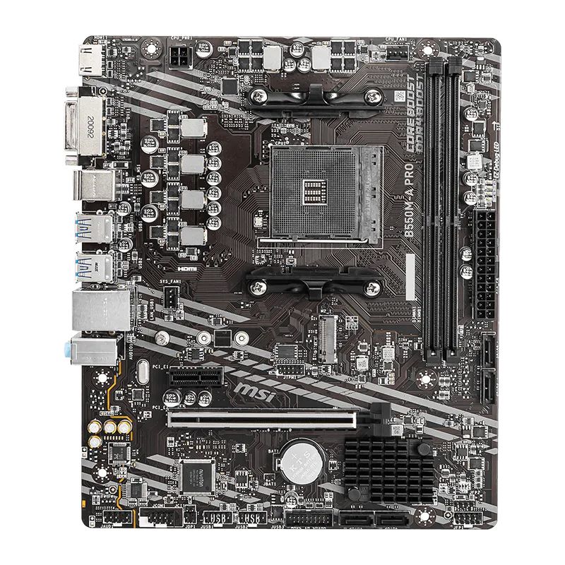 Mainboard MSI B550M-A PRO | AM4, mATX, 2 khe DDR4 - Ảnh 4