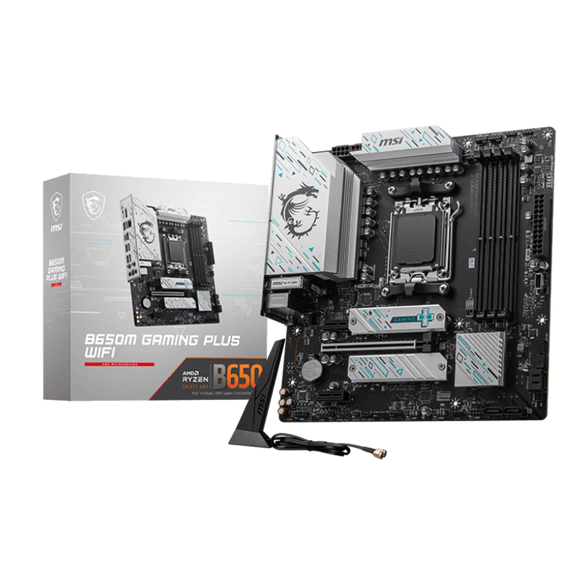 Mainboard MSI B650M Gaming Plus Wifi DDR5 | AM5, mATX, 4 khe RAM - Ảnh 1