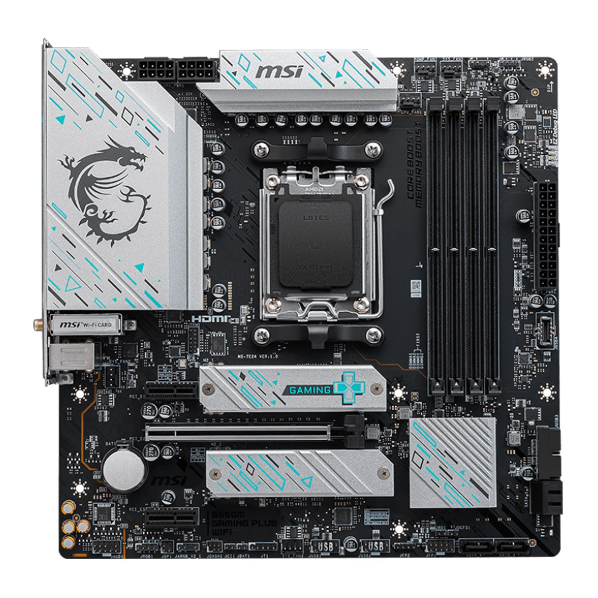 Mainboard MSI B650M Gaming Plus Wifi DDR5 | AM5, mATX, 4 khe RAM - Ảnh 2