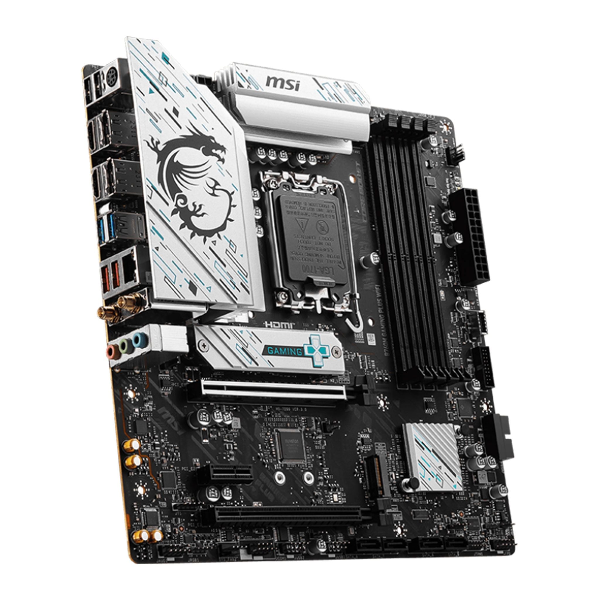 Mainboard MSI B760M Gaming Plus Wifi DDR5 | LGA1700, mATX, 4 khe RAM - Ảnh 4