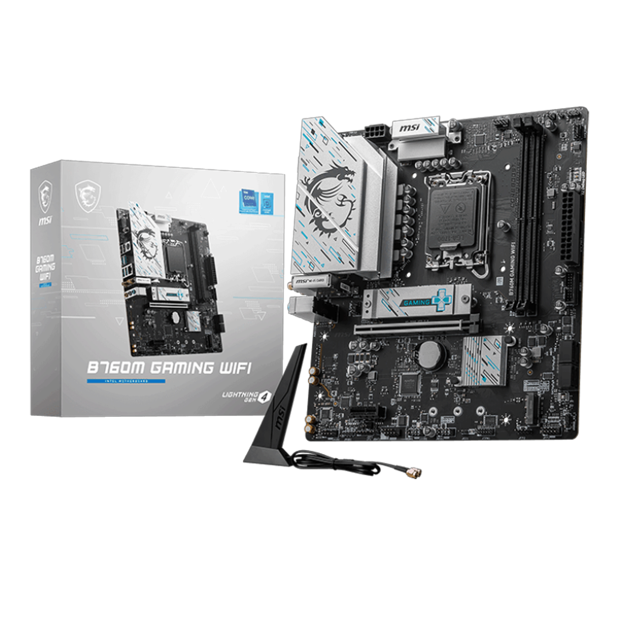 Mainboard MSI B760M Gaming Wifi DDR5 | LGA 1700, mATX, 2 khe RAM - Ảnh 1