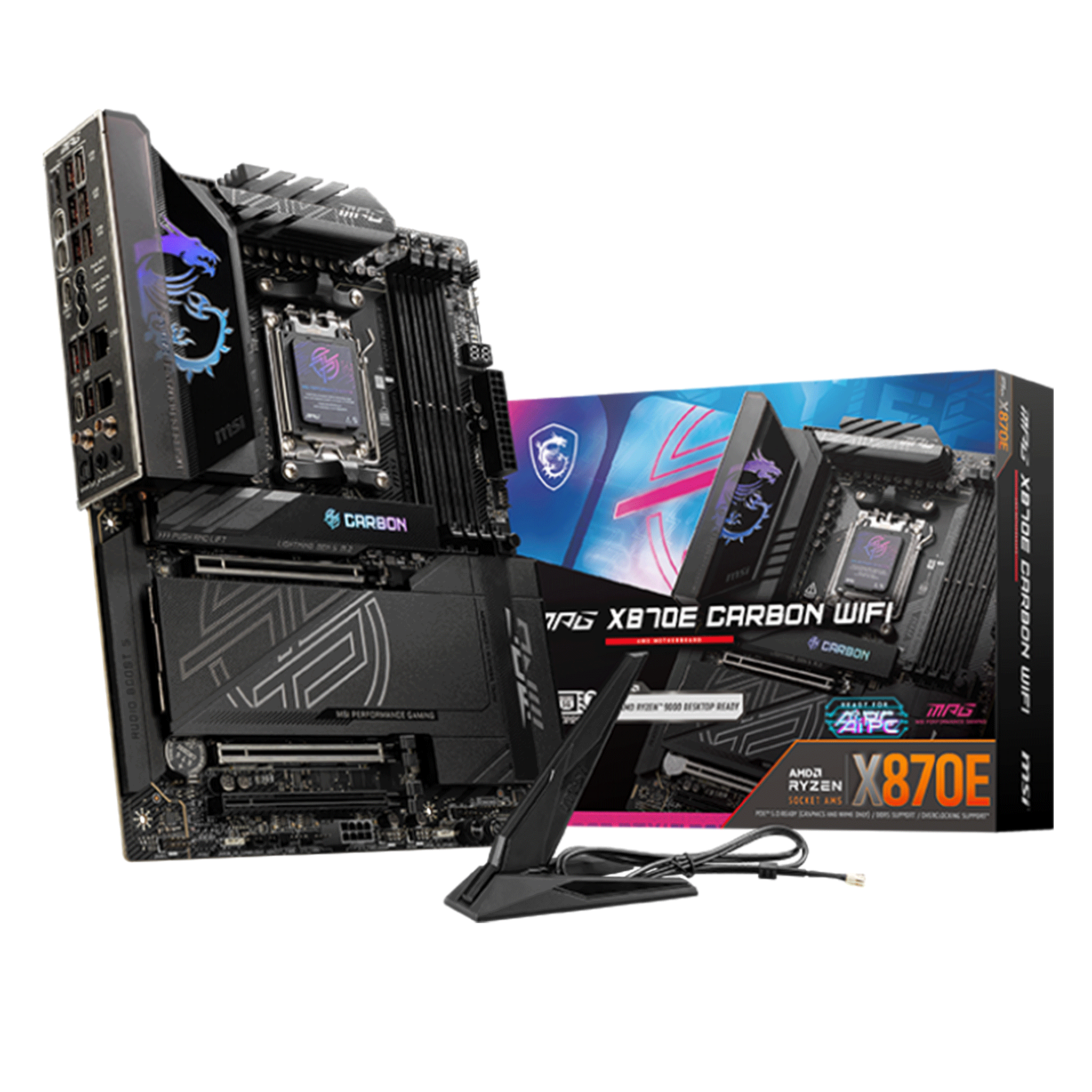 Mainboard MSI MPG X870E Carbon Wifi DDR5 | AM5, ATX, 4 khe RAM - Ảnh 1