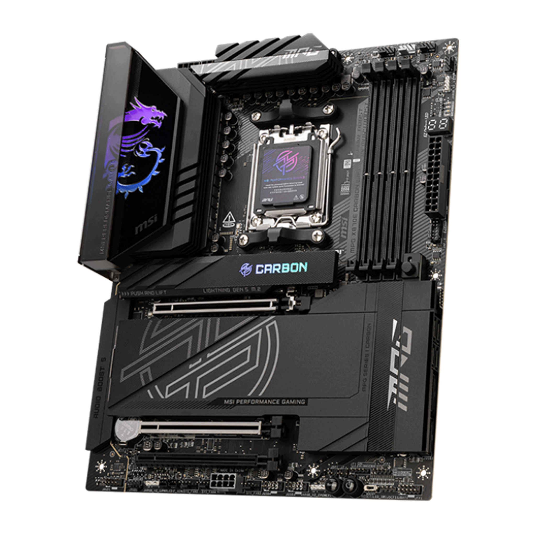 Mainboard MSI MPG X870E Carbon Wifi DDR5 | AM5, ATX, 4 khe RAM - Ảnh 3