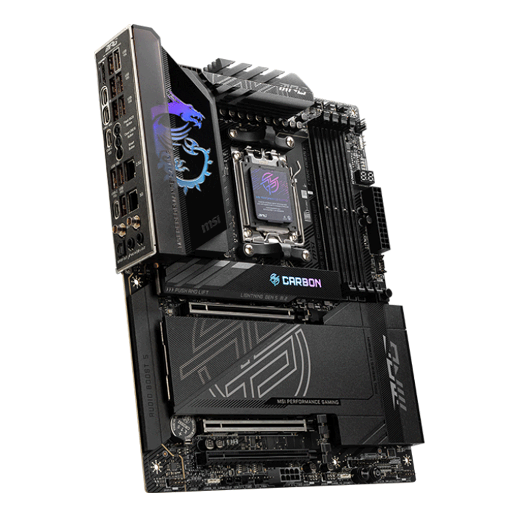 Mainboard MSI MPG X870E Carbon Wifi DDR5 | AM5, ATX, 4 khe RAM - Ảnh 4