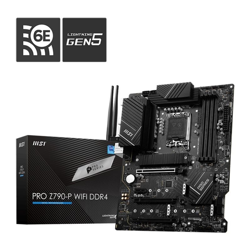 Mainboard MSI Pro Z790-P Wifi DDR4 | LGA 1700, ATX, 4 khe RAM - Ảnh 1