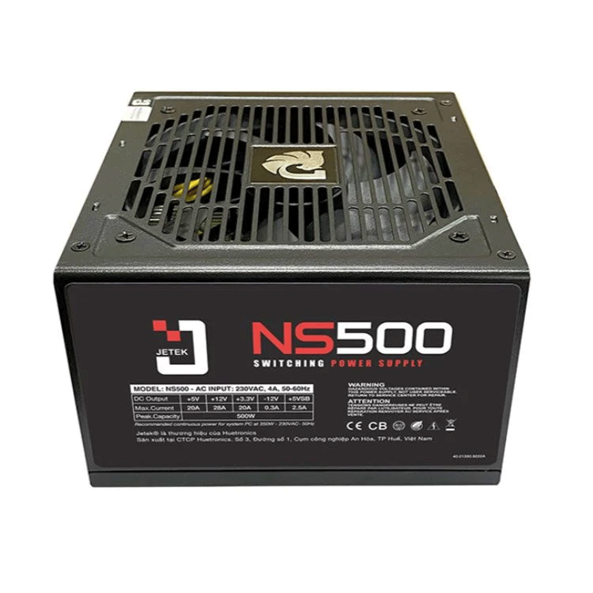 Nguồn Jetek Hùng Phát Power NS500 500W QSD - Ảnh 1