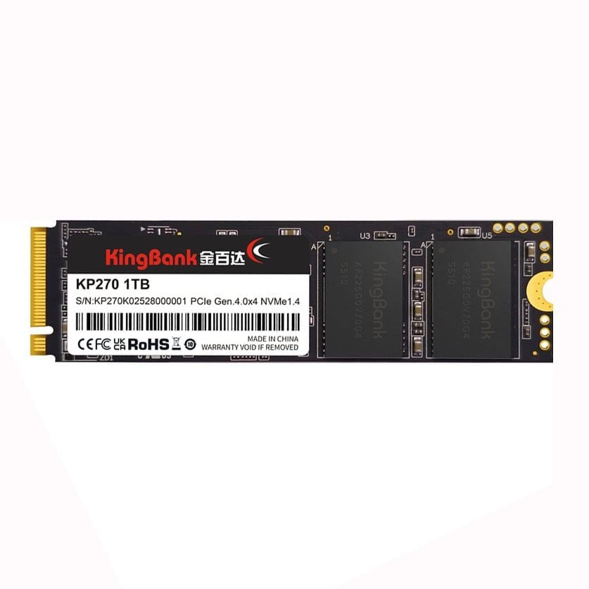 Ổ cứng SSD Kingbank KP270 1TB | PCIe Gen4 x4 NVMe, M.2 2280 - Ảnh 1