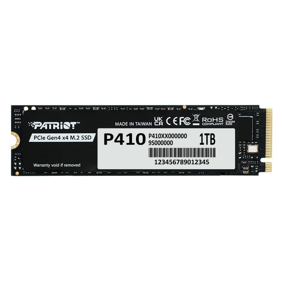 Ổ cứng SSD Patriot P410 1TB | PCIe Gen4 x4 NVMe, M.2 2280 (P410P1TBM28H) - Ảnh 1