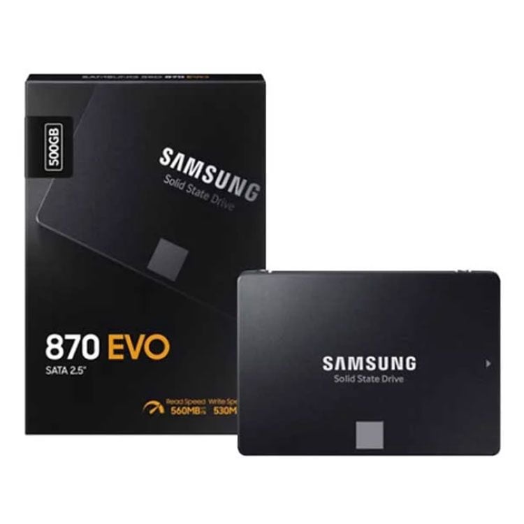 Ổ cứng SSD Samsung 870 EVO 500GB | SATA III, 2.5" (MZ-77E500BW) - Ảnh 2