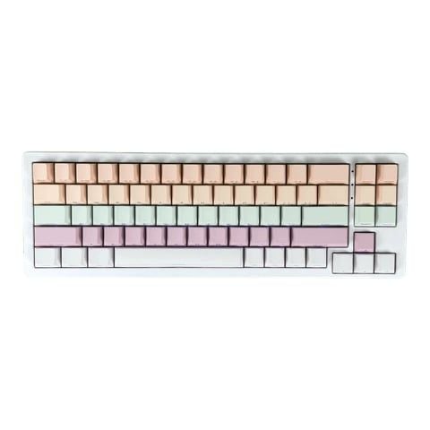 Bàn phím cơ gaming XinMeng M71RGB | 3 Mode, TKL, Linear Switch, RGB, White, Vỏ nhôm, Hot swap - Ảnh 1