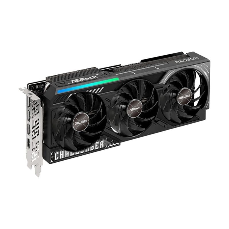 Card màn hình (AMD) ASRock RX 9070 XT Challenger 16GB OC | 16GB GDDR7, OC Edition - Ảnh 3