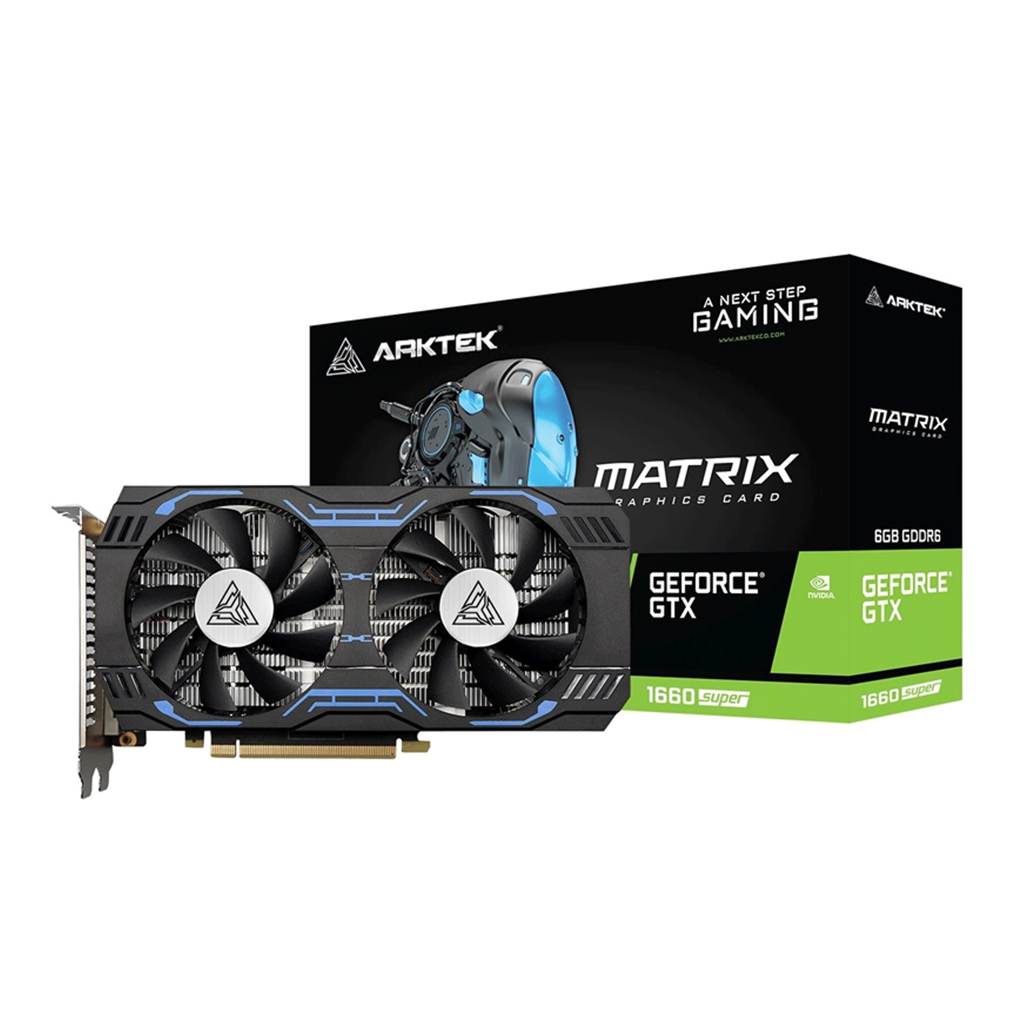 Card màn hình ARKTEK GTX 1660 Super 6GB - Ảnh 1