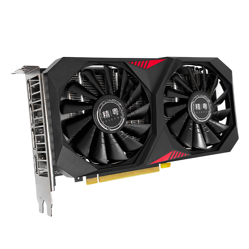 Card màn hình JGINYUE NVIDIA GeForce RTX 3060 BLACK DUAL FAN (N306012-HTRF-JG2) | 12GB GDDR6, 192-bit, 3DP, HDMI - Ảnh 2