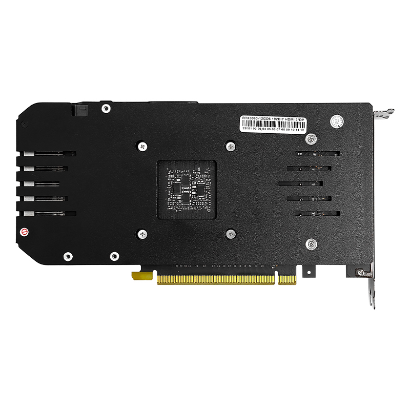 Card màn hình JGINYUE NVIDIA GeForce RTX 3060 BLACK DUAL FAN (N306012-HTRF-JG2) | 12GB GDDR6, 192-bit, 3DP, HDMI - Ảnh 4
