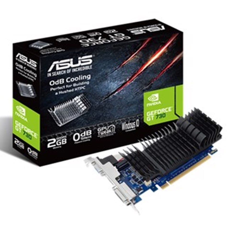 Card màn hình NVIDIA GeForce GT 730 ASUS | 2GB GDDR5, 384 CUDA, 300W - Ảnh 1