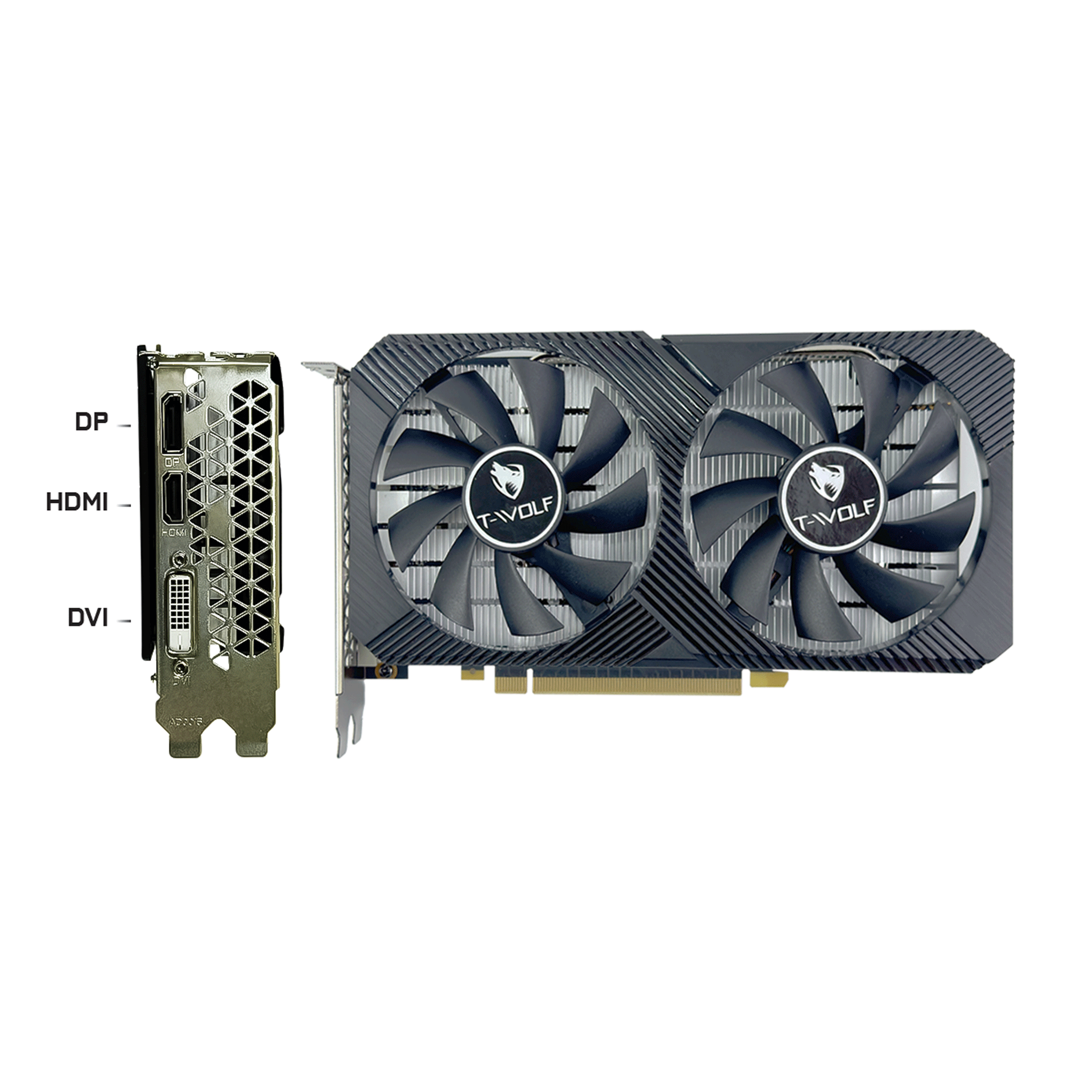 Card màn hình NVIDIA GeForce GTX 1660 Super T-Wolf | 6GB GDDR6, 1408 CUDA, 450W - Ảnh 3