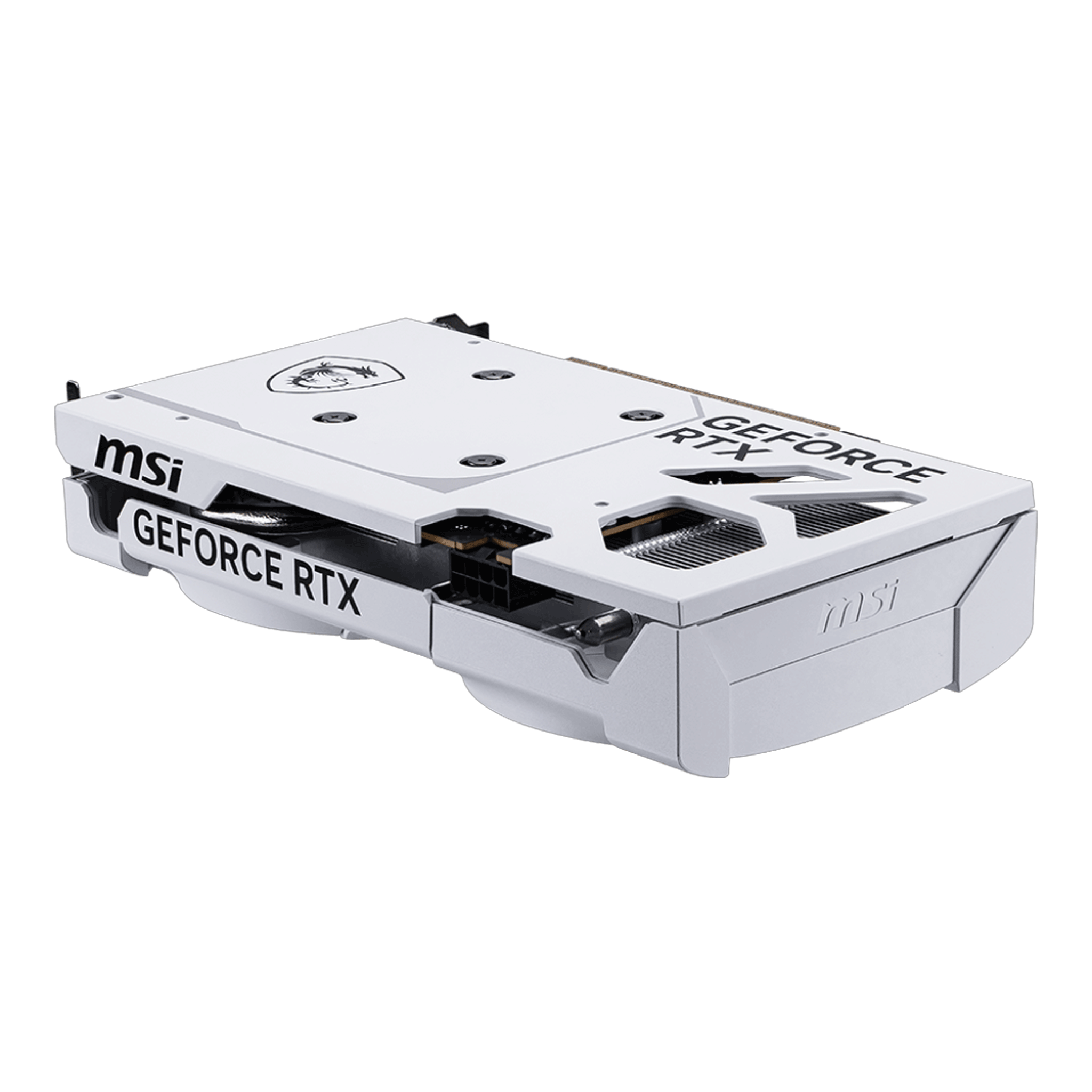 Card màn hình NVIDIA GeForce RTX 5060 MSI VENTUS 2X WHITE OC | 8GB GDDR7, 3840 CUDA, 550W - Ảnh 3