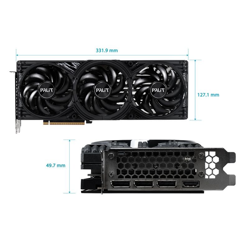 Card màn hình NVIDIA GeForce RTX 5070 Ti Palit GamingPro-S | 16GB GDDR7, 8960 CUDA - Ảnh 2