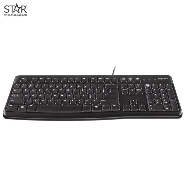 Combo phím chuột văn phòng Logitech MK120 | Có dây, Fullsize, Black - Ảnh 3