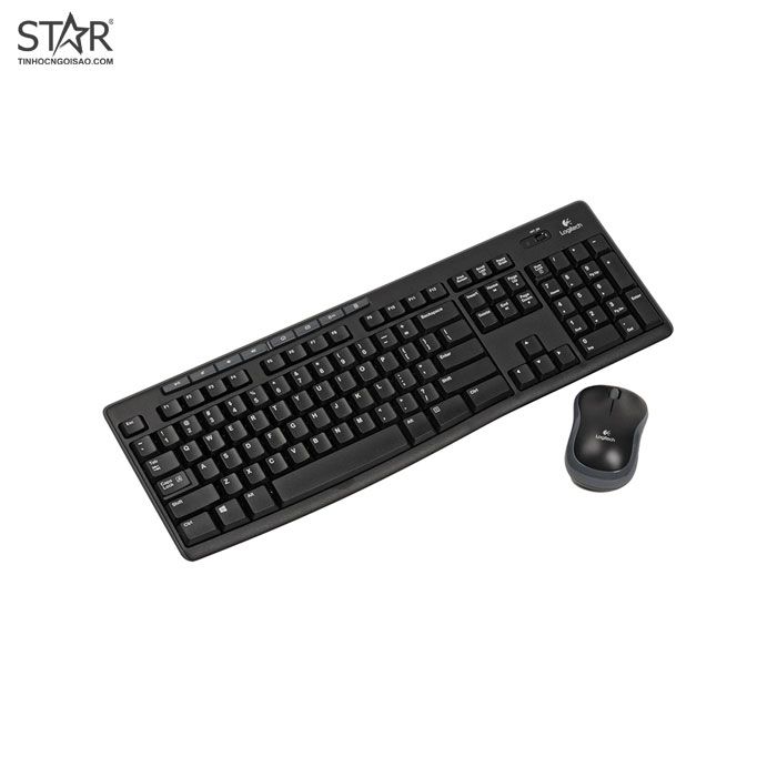Combo phím chuột văn phòng Logitech MK200 | Có dây, Fullsize, Black - Ảnh 3