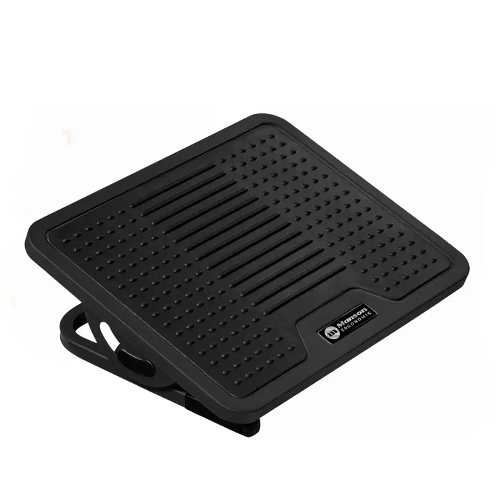 Kê chân công thái học Manson FR-09 Ergonomic Footrest - Đen | Phiên bản hợp kim phủ Nano - Ảnh 1