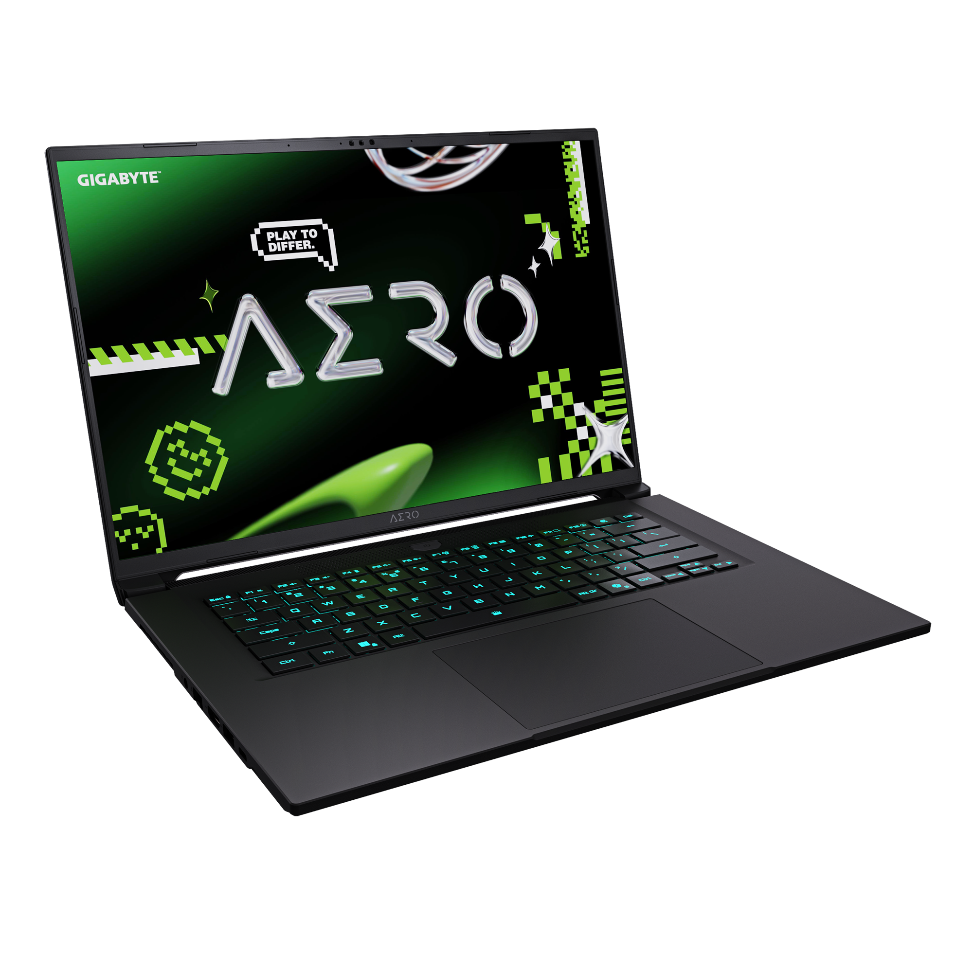 Laptop Gaming GIGABYTE AERO-X16-1VH93VNC94AH (EG61H) | Ryzen AI 7-350, 16GB DDR5, SSD 1TB NVMe, 16"QHD+ 165Hz, RTX 5060 8GB, Xám - Ảnh 2