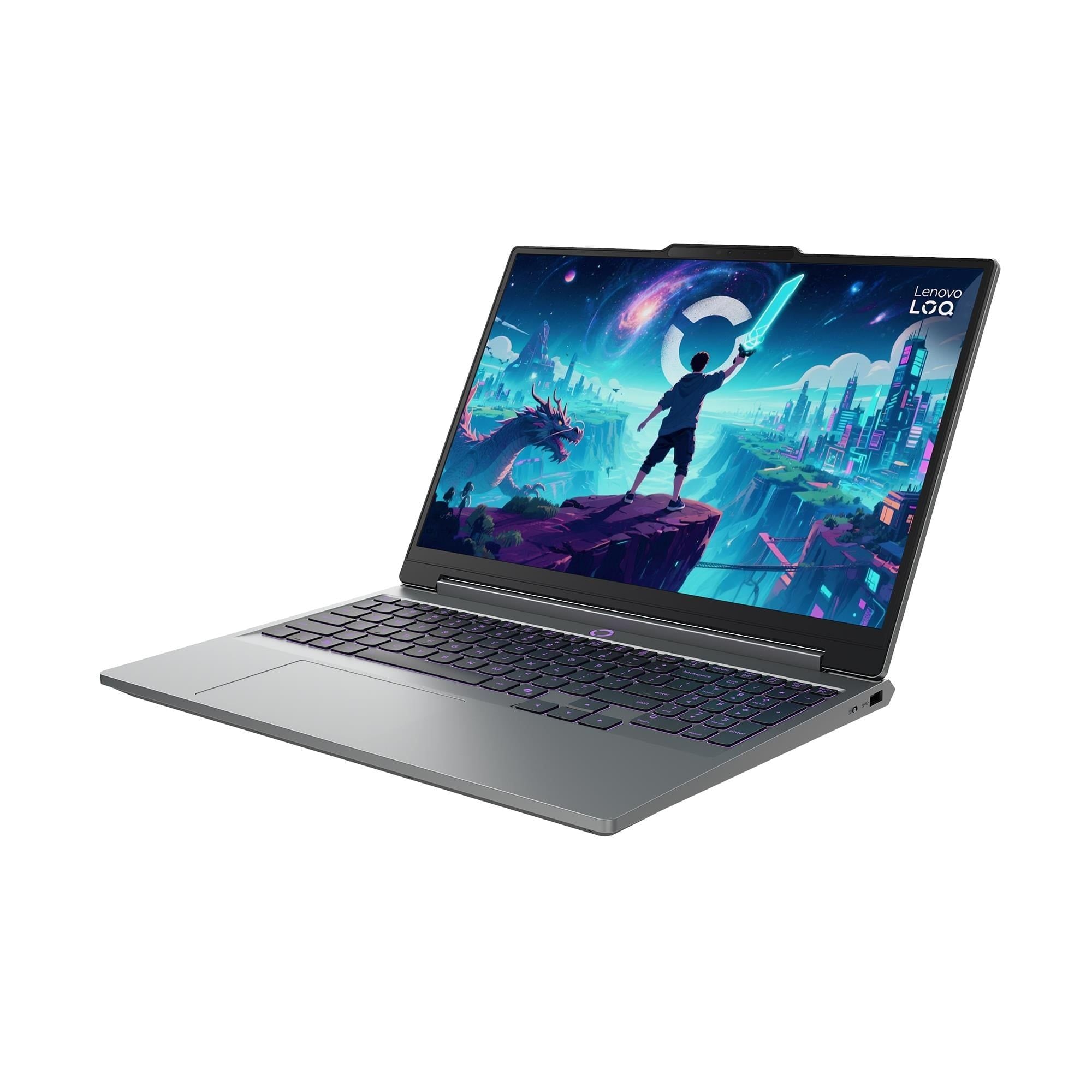 Laptop Gaming Lenovo LOQ 15IPH11 83SL000LVN | U7-356H, 16GB DDR5, SSD 512GB NVMe, RTX 5060 8GB, 15.3" WUXGA IPS 165Hz, Xám - Ảnh 4