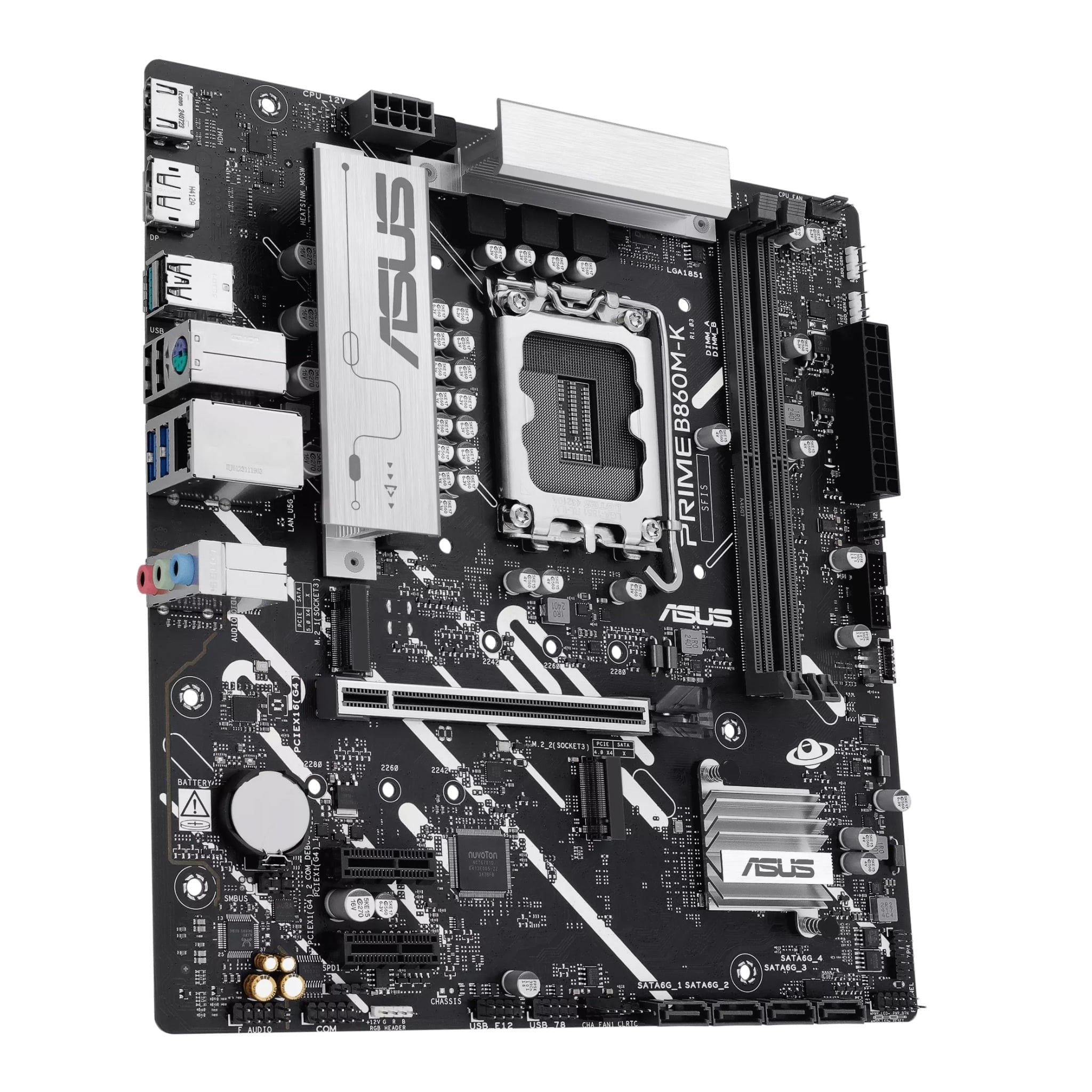 Mainboard ASUS B860M-K CSM DDR5 | LGA 1851, mATX, 2 khe RAM - Ảnh 3