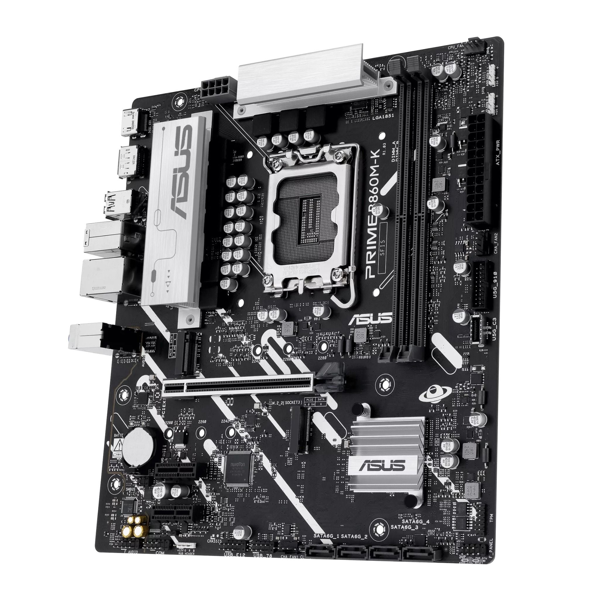 Mainboard ASUS B860M-K CSM DDR5 | LGA 1851, mATX, 2 khe RAM - Ảnh 4