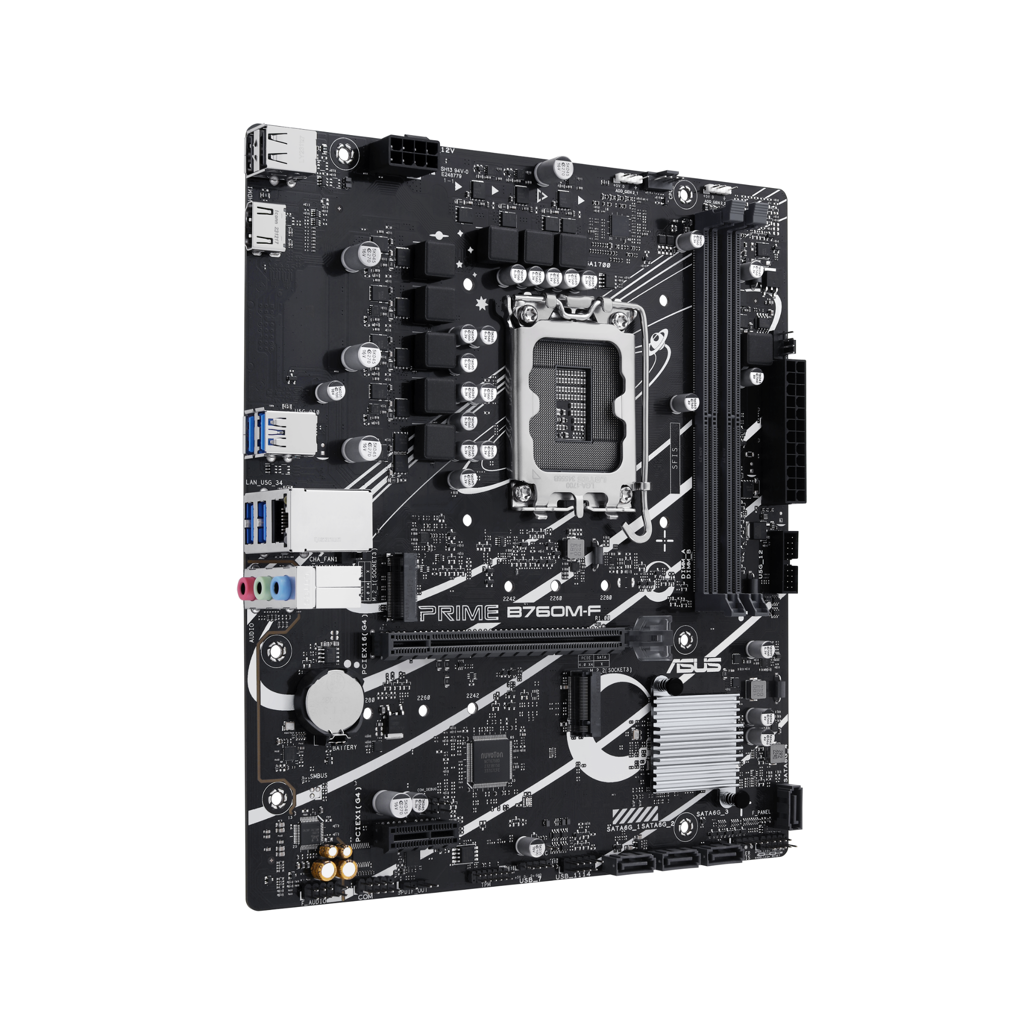 Mainboard ASUS Prime B760M-F DDR5 | LGA 1700, mATX, 2 khe RAM - Ảnh 4