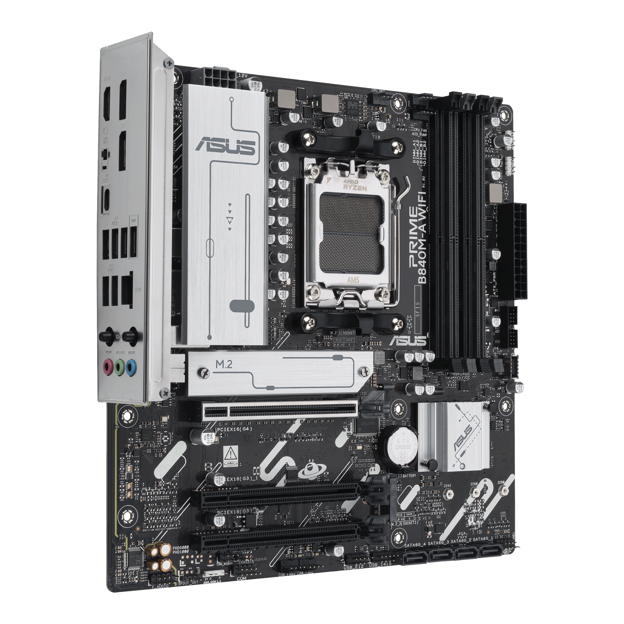 Mainboard ASUS Prime B840M-A Wifi DDR5 | AM5, mATX, 4 khe RAM - Ảnh 3
