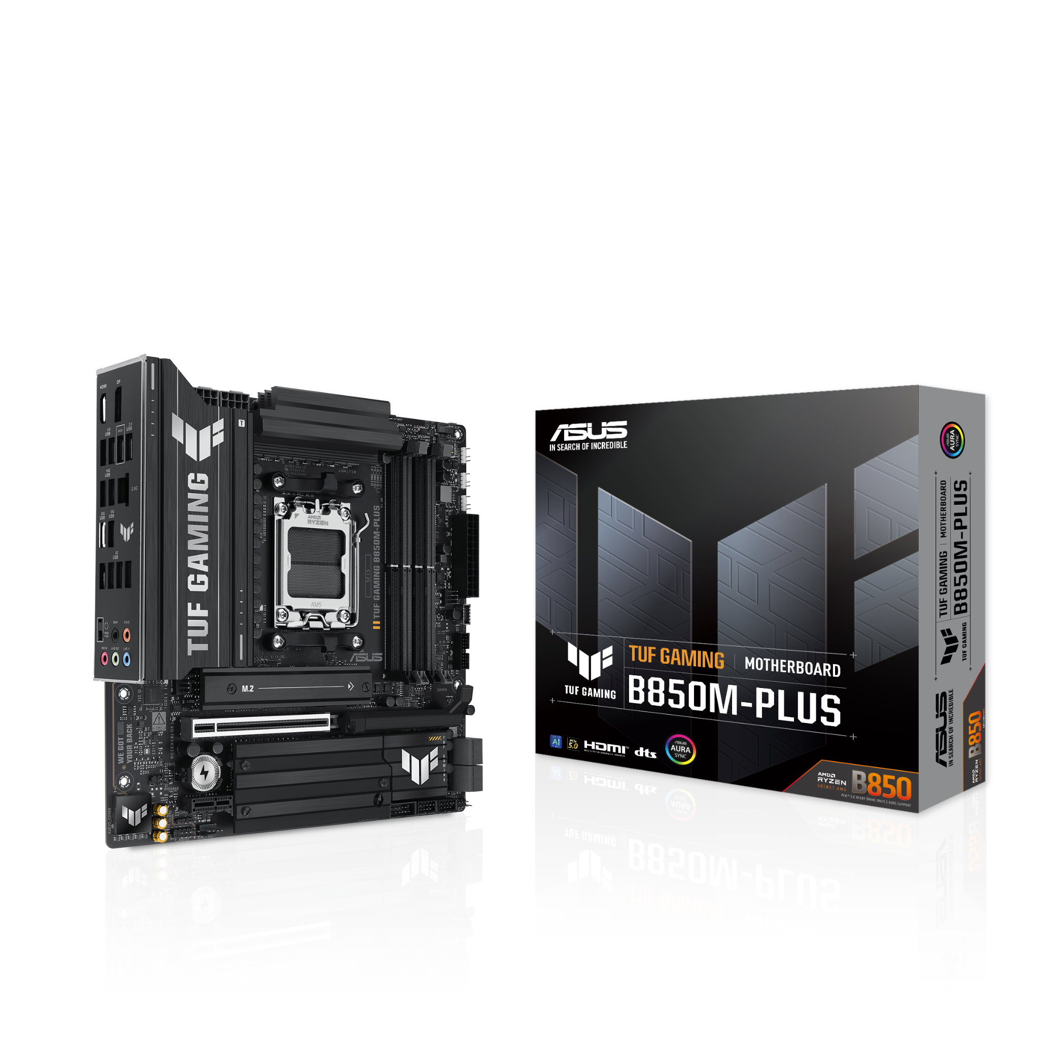 Mainboard ASUS TUF Gaming B850M-PLUS DDR5 | AM5, mATX, 4 khe RAM - Ảnh 1