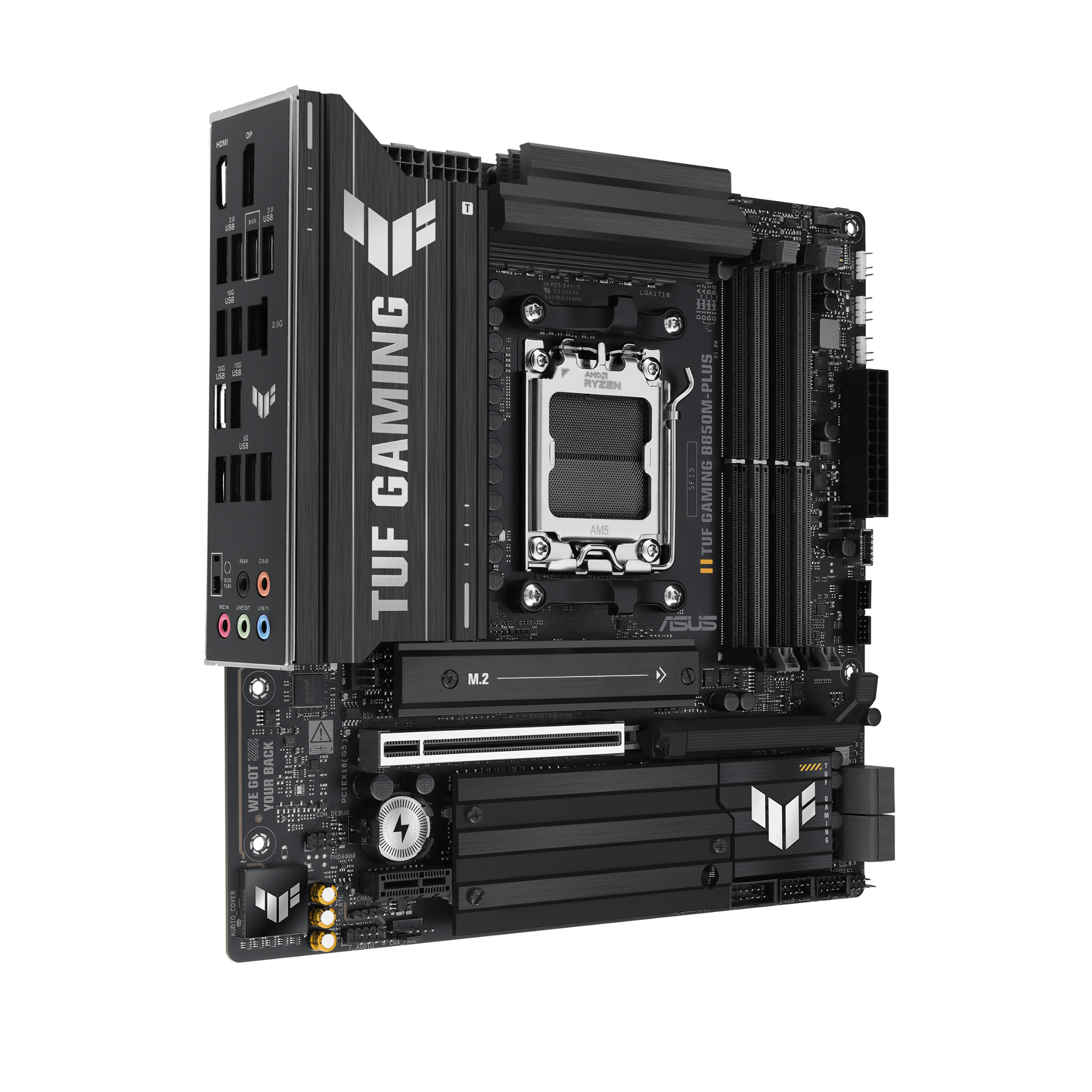 Mainboard ASUS TUF Gaming B850M-PLUS DDR5 | AM5, mATX, 4 khe RAM - Ảnh 3