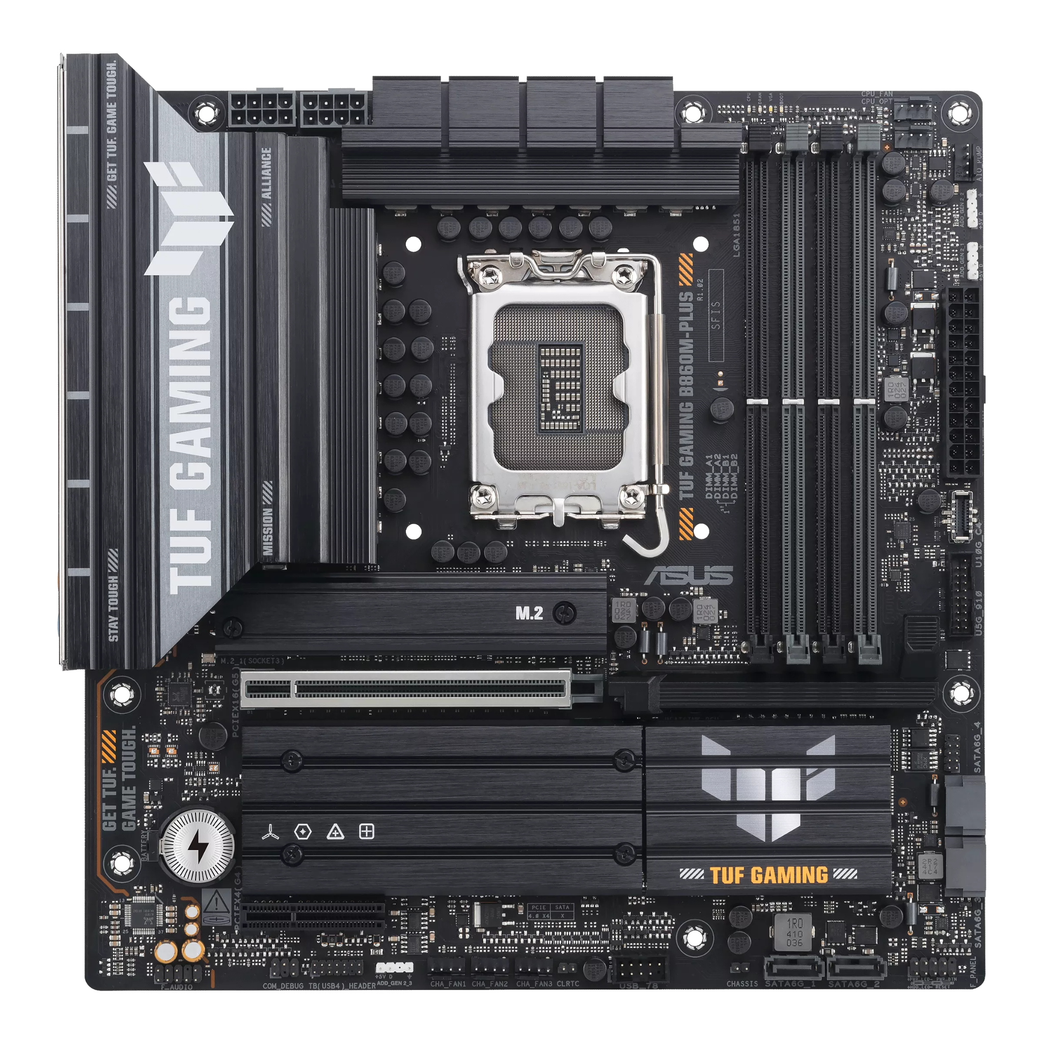 Mainboard ASUS TUF GAMING B860M-PLUS | Intel B860, DDR5, PCIe 5.0, M.2 Gen5, mATX - Ảnh 1