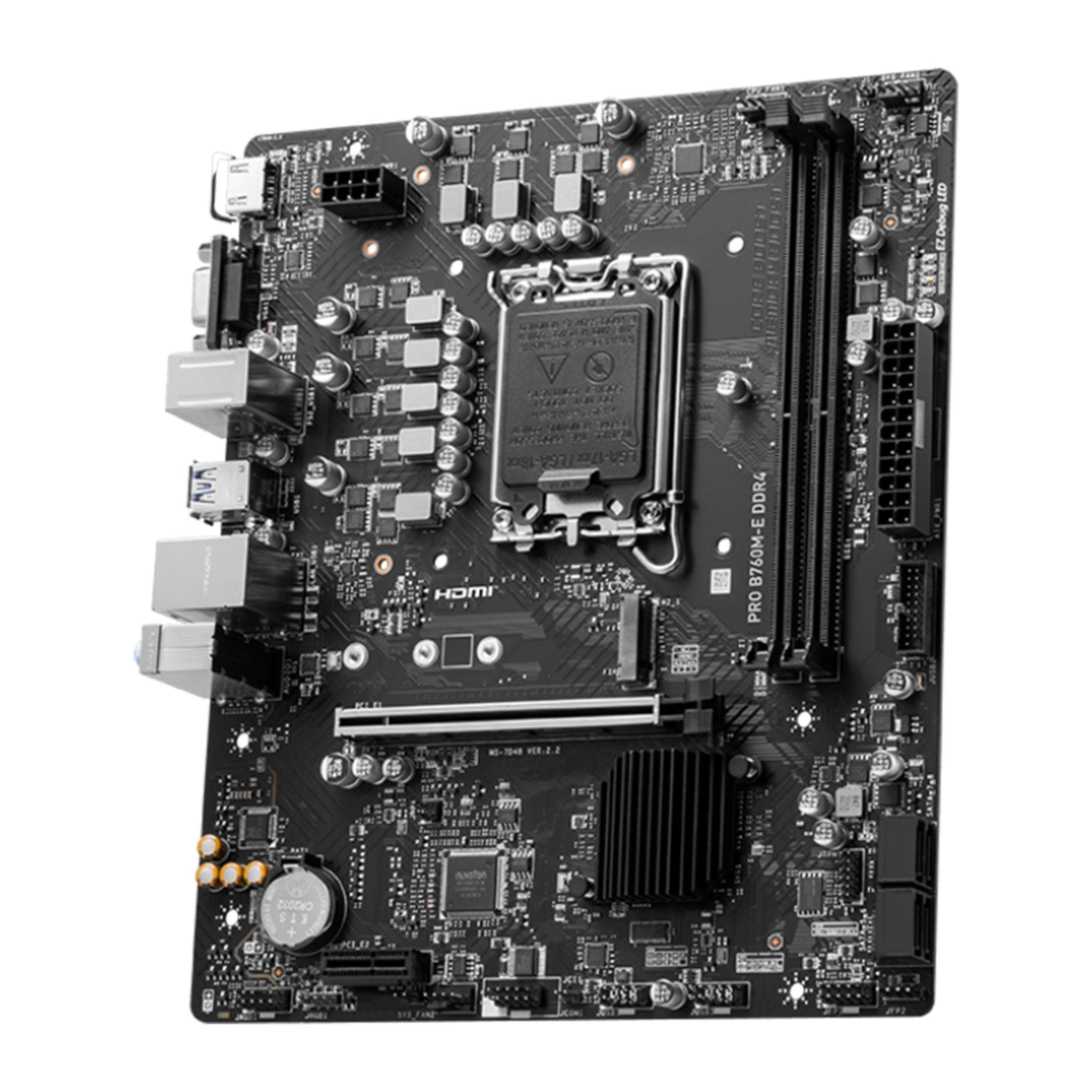 Mainboard MSI PRO B760M-E DDR4 | LGA 1700, mATX, 2 khe RAM - Ảnh 3
