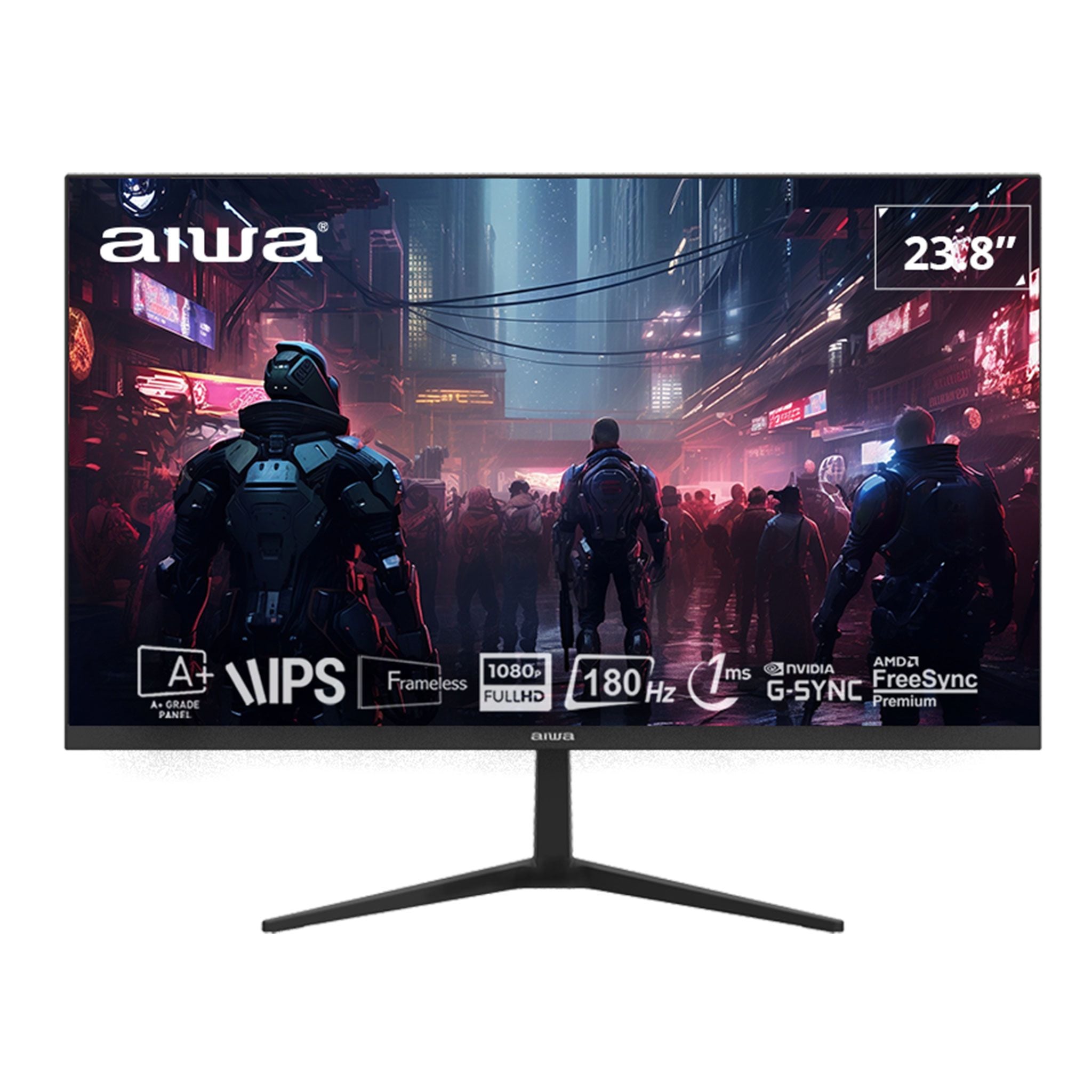 Màn hình AIWA MD2404-V | 23.8 inch, Full HD, IPS, 180Hz, 1ms, phẳng - Ảnh 1