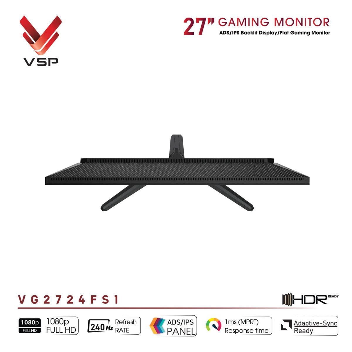 Màn hình Gaming VSP VG2724FS1 | 27 inch, FHD, 240Hz, IPS - Ảnh 2